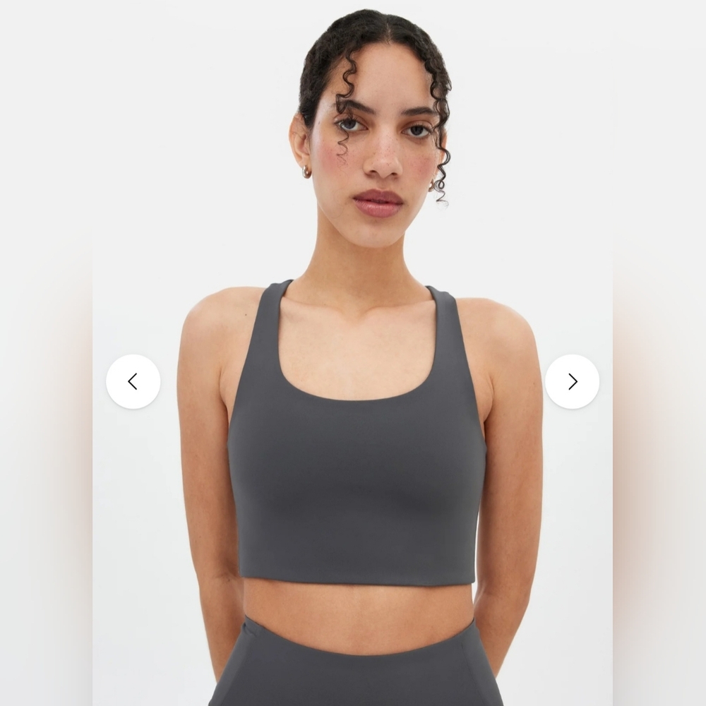 Girlfriend Collective Grey Sports Bra